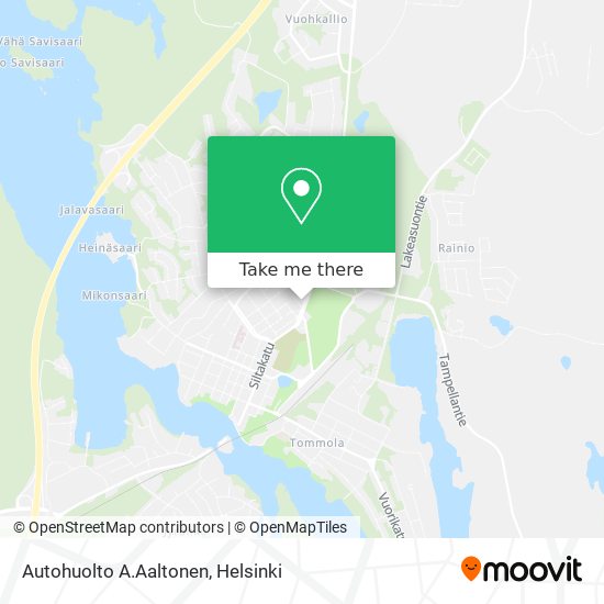 Autohuolto A.Aaltonen map