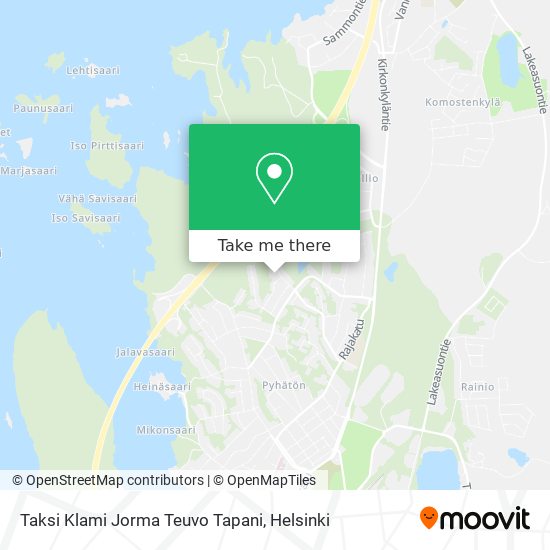 Taksi Klami Jorma Teuvo Tapani map