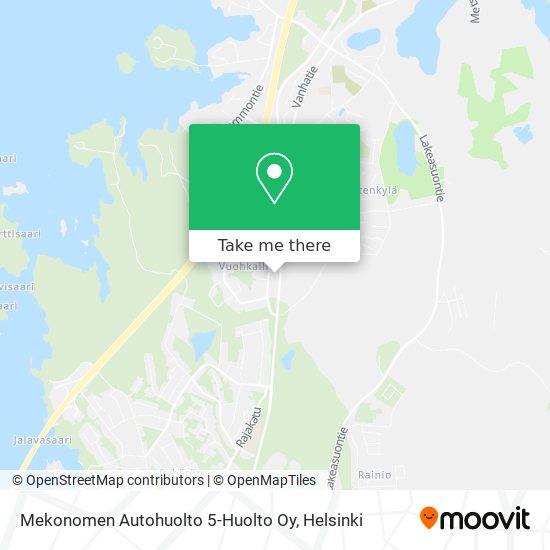 Mekonomen Autohuolto 5-Huolto Oy map