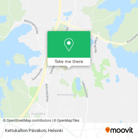 Kettukallion Päiväkoti map