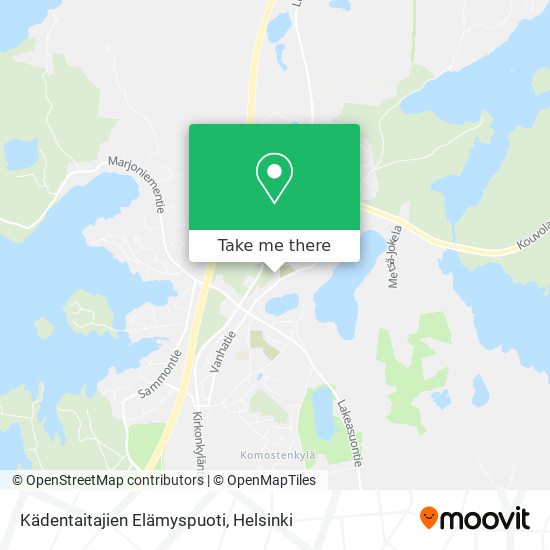 Kädentaitajien Elämyspuoti map