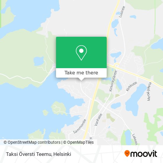 Taksi Översti Teemu map