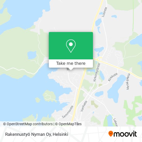 Rakennustyö Nyman Oy map