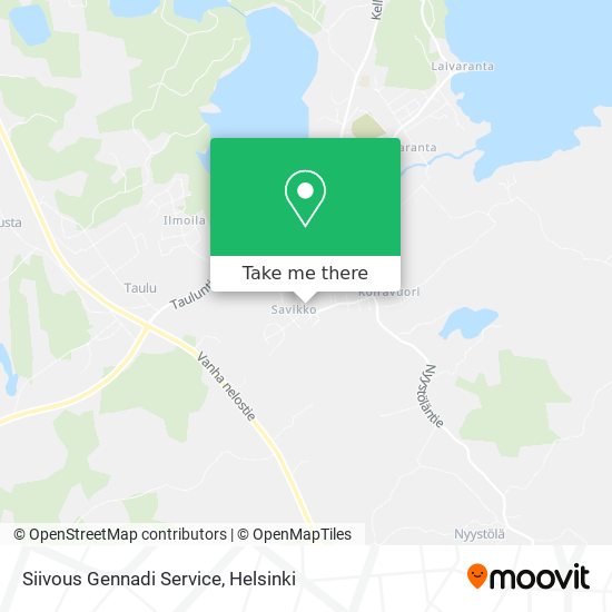 Siivous Gennadi Service map