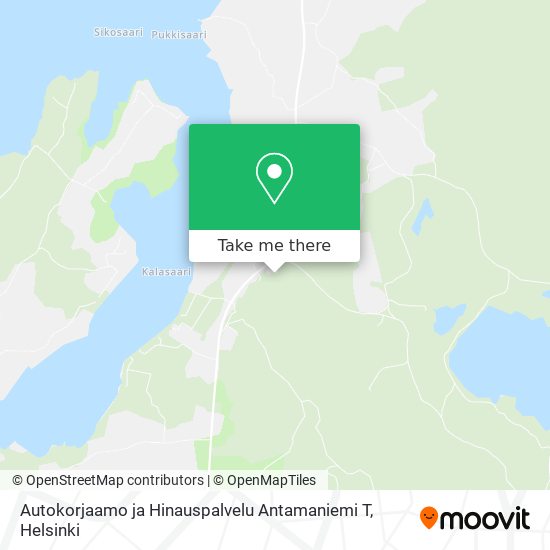 Autokorjaamo ja Hinauspalvelu Antamaniemi T map