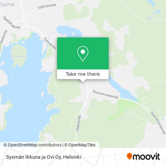 Sysmän Ikkuna ja Ovi Oy map