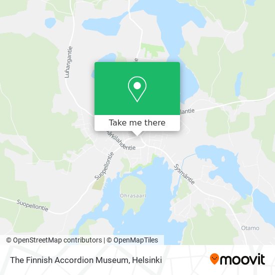 The Finnish Accordion Museum map