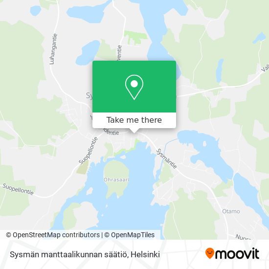 Sysmän manttaalikunnan säätiö map