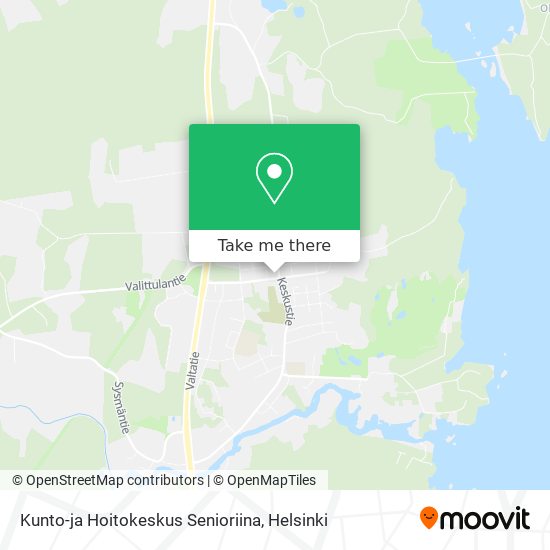 Kunto-ja Hoitokeskus Senioriina map