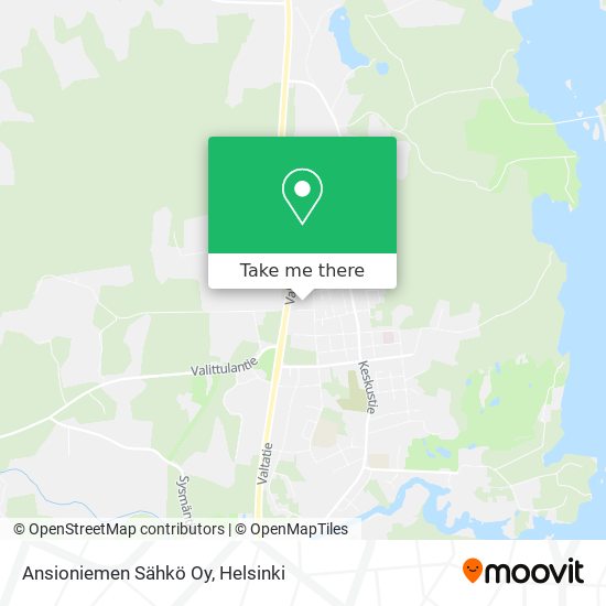 Ansioniemen Sähkö Oy map