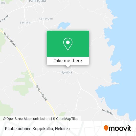 Rautakautinen Kuppikallio map