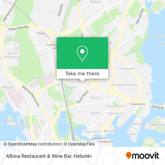 Albina Restaurant & Wine Bar map