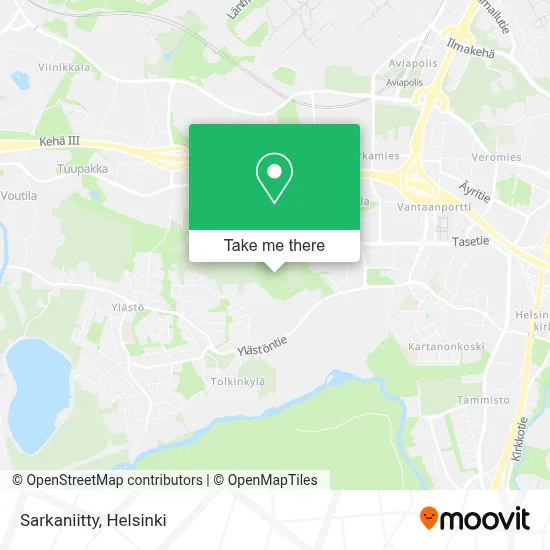 Sarkaniitty map