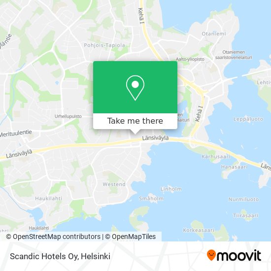 Scandic Hotels Oy map