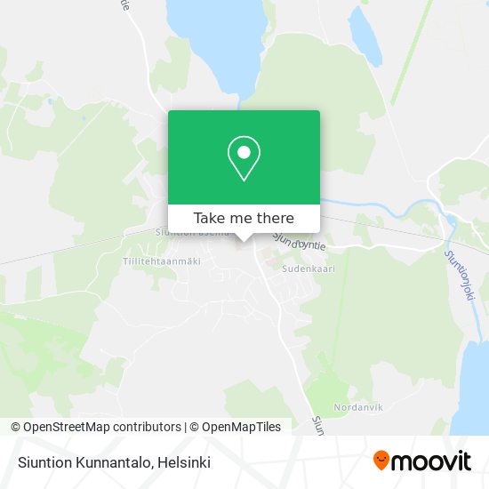 Siuntion Kunnantalo map