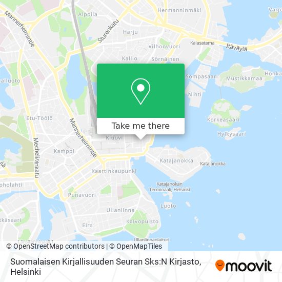 Suomalaisen Kirjallisuuden Seuran Sks:N Kirjasto map