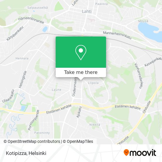 Kotipizza map