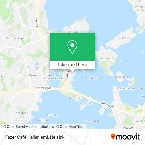 Fazer Café Keilaniemi map
