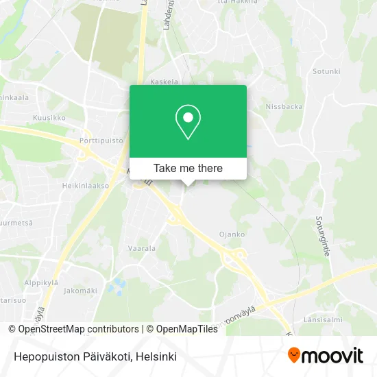 Hepopuiston Päiväkoti map