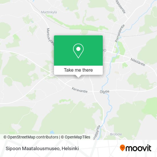 Sipoon Maatalousmuseo map