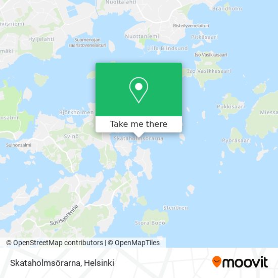 Skataholmsörarna map