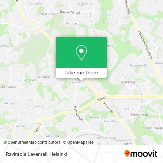 Ravintola Laventeli map