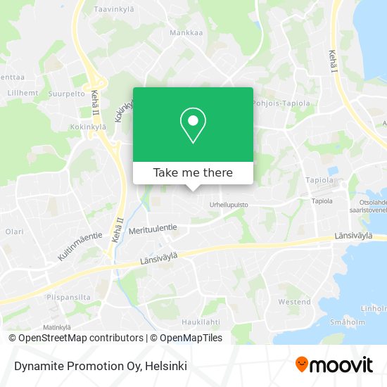 Dynamite Promotion Oy map