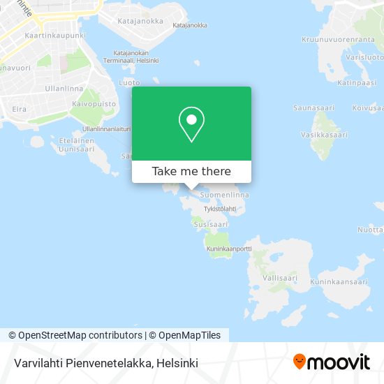 Varvilahti Pienvenetelakka map