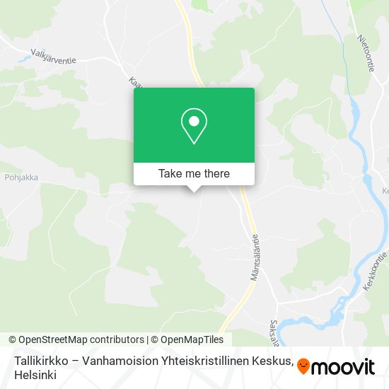 Tallikirkko – Vanhamoision Yhteiskristillinen Keskus map