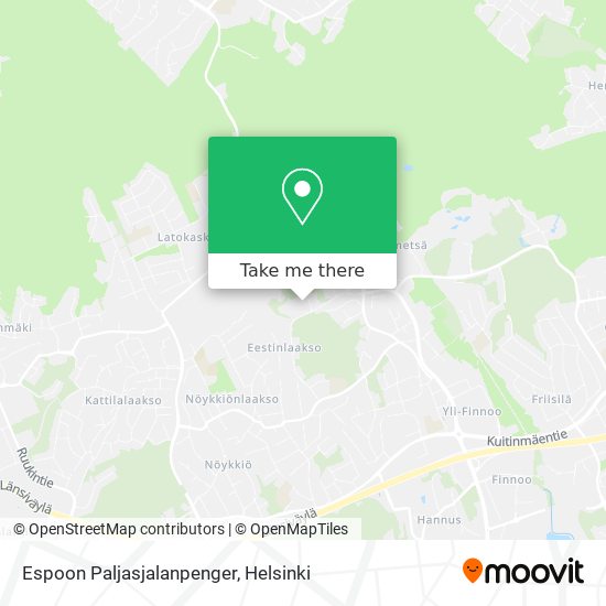 Espoon Paljasjalanpenger map