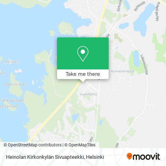 Heinolan Kirkonkylän Sivuapteekki map