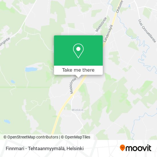 Finnmari - Tehtaanmyymälä map