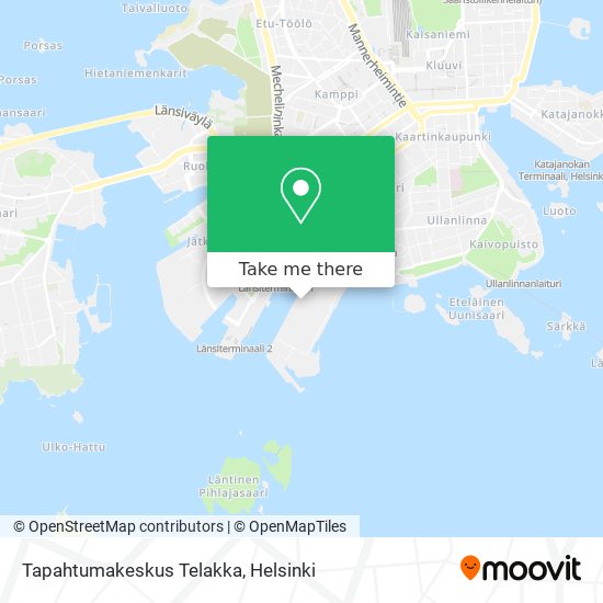 Tapahtumakeskus Telakka map