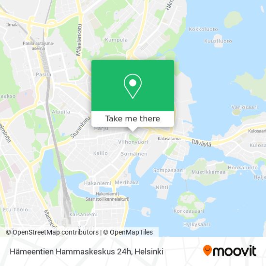 Hämeentien Hammaskeskus 24h map