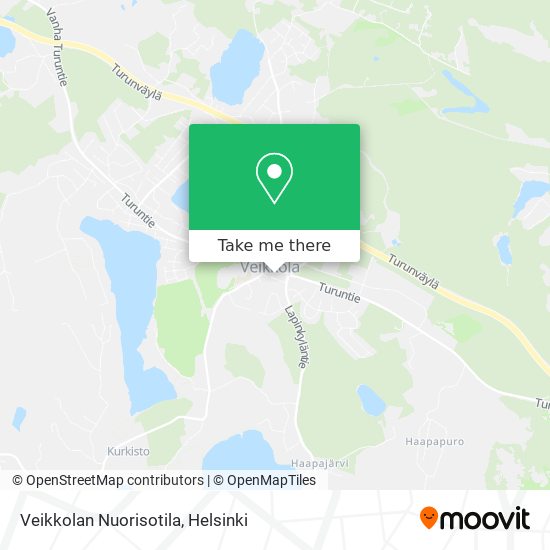 Veikkolan Nuorisotila map