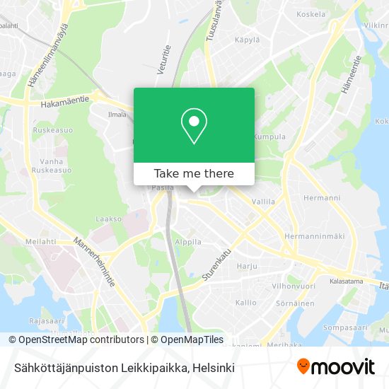 Sähköttäjänpuiston Leikkipaikka map