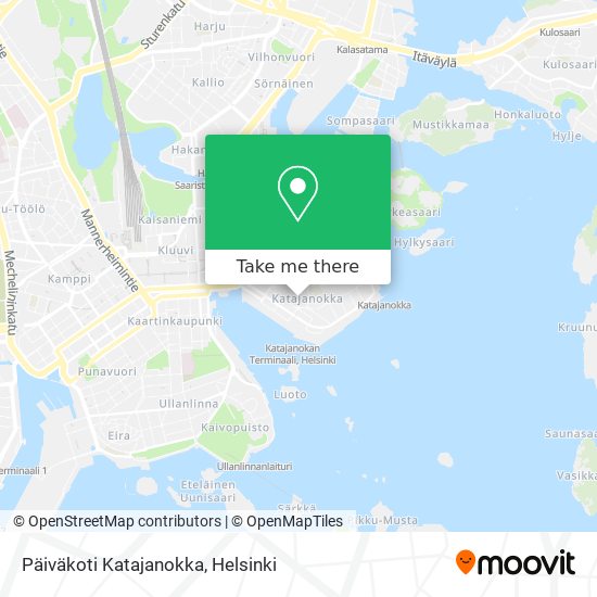 Päiväkoti Katajanokka map