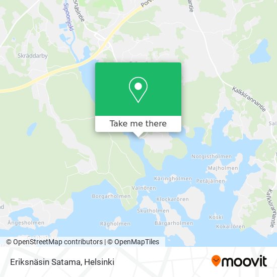 Eriksnäsin Satama map