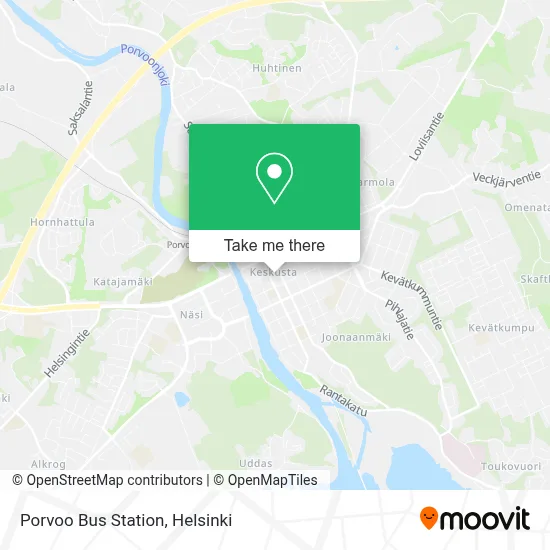 Porvoo Bus Station map
