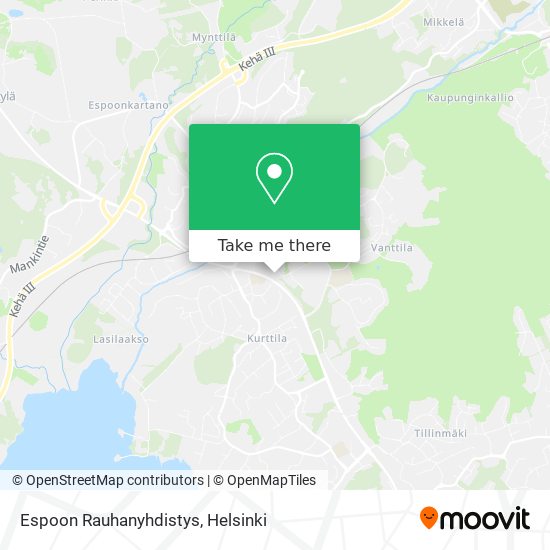 Espoon Rauhanyhdistys map