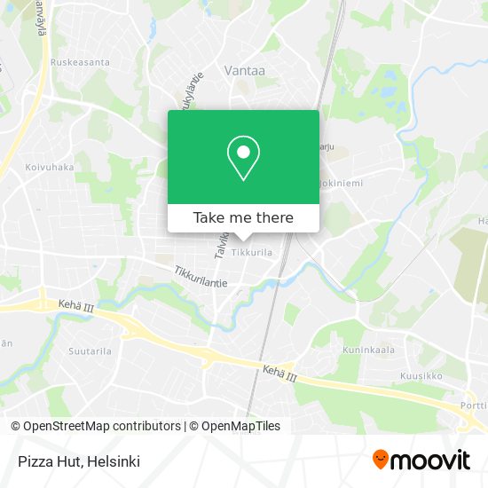 Pizza Hut map