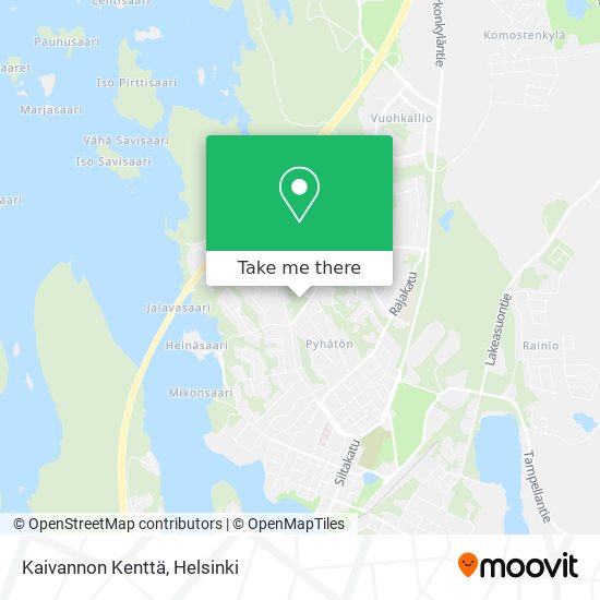 Kaivannon Kenttä map