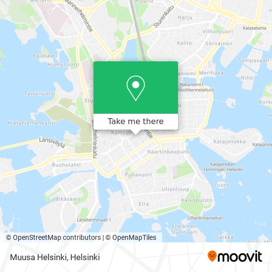 Muusa Helsinki map