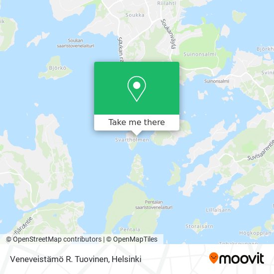 Veneveistämö R. Tuovinen map