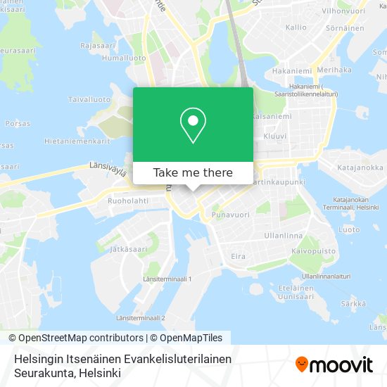 Helsingin Itsenäinen Evankelisluterilainen Seurakunta map