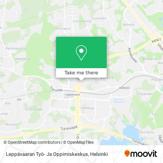 Leppävaaran Työ- Ja Oppimiskeskus map