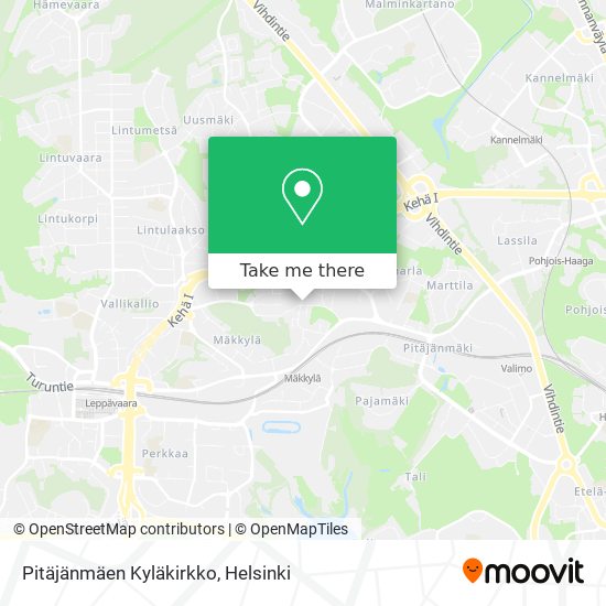 Pitäjänmäen Kyläkirkko map
