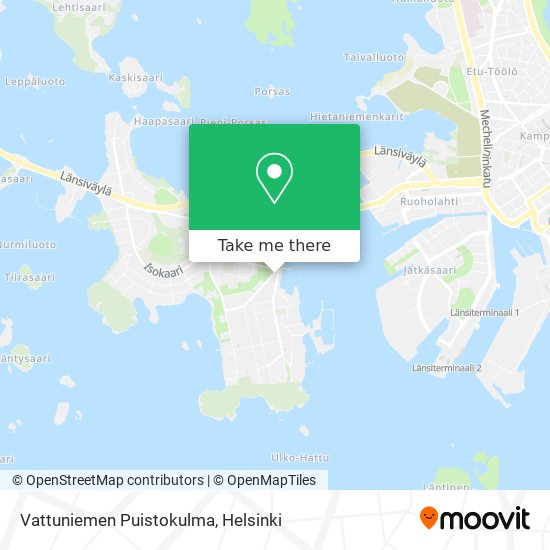 Vattuniemen Puistokulma map