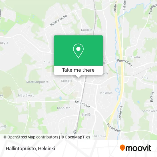 Hallintopuisto map