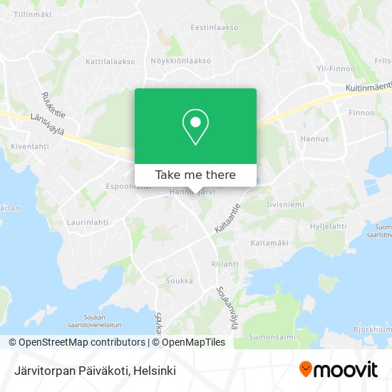 Järvitorpan Päiväkoti map